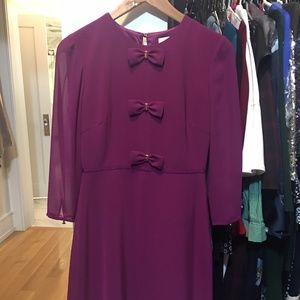 Ted Baker Purple Bow Dress